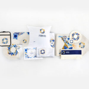 Table setting -blue white-basic